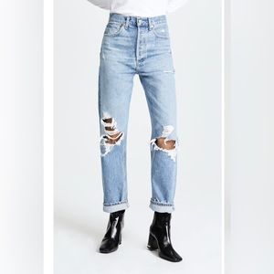 Agolde 90’s mid rise straight fit jeans